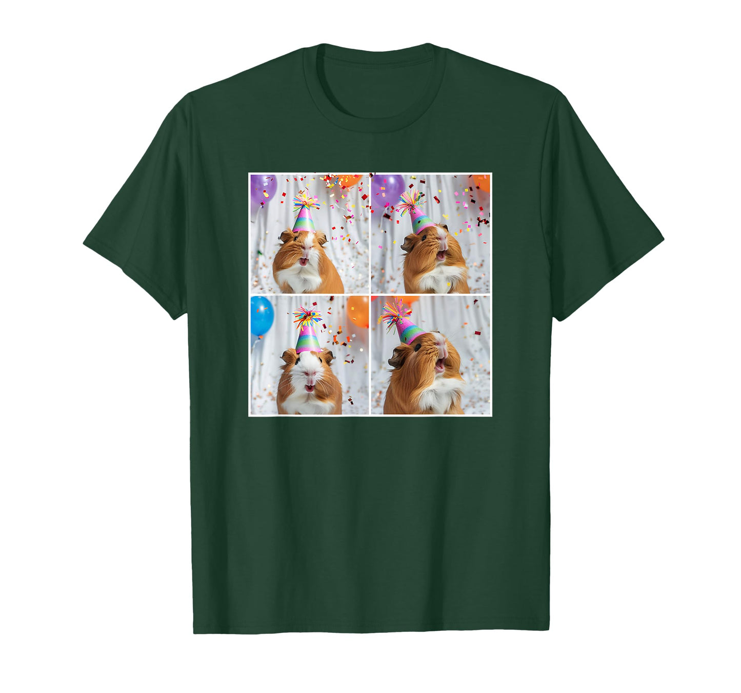 Funny Guinea Pig Face Pet Cavy Mom Guinea Pig Birthday T-Shirt