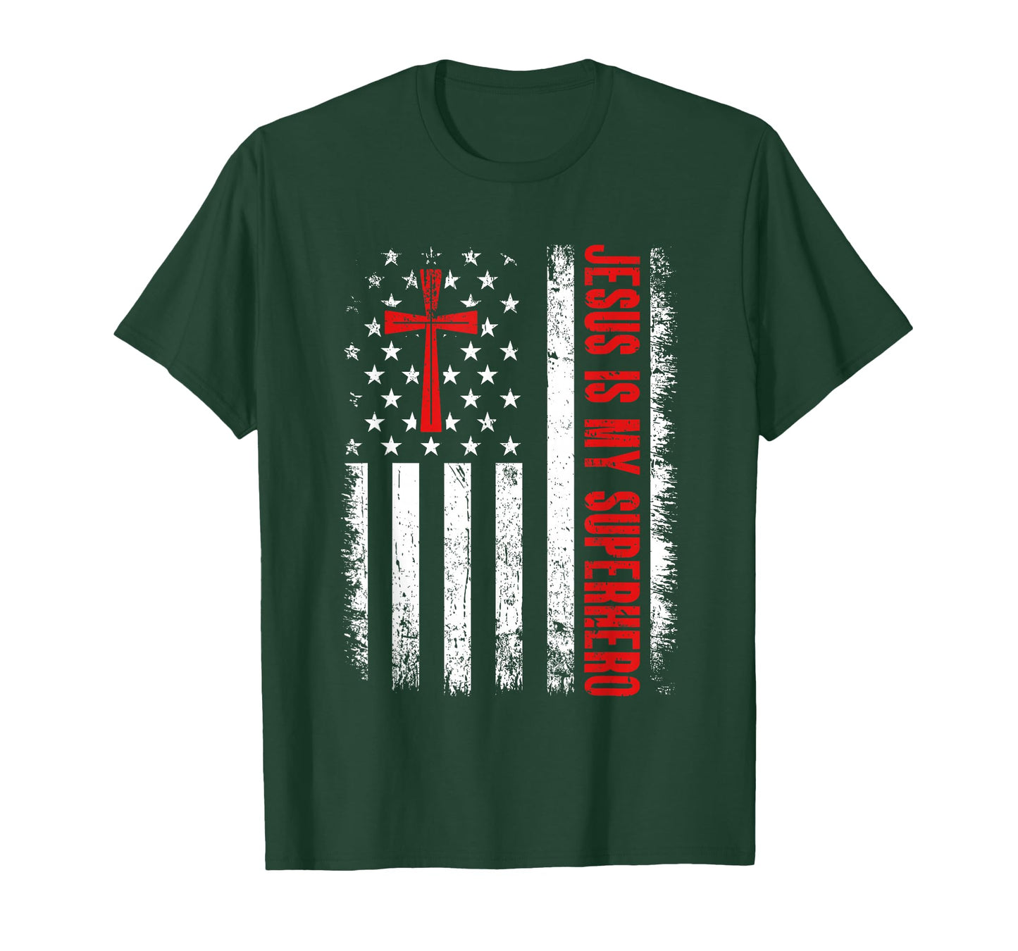 Jesus Is My Superhero - Christian Religious T-Shirt