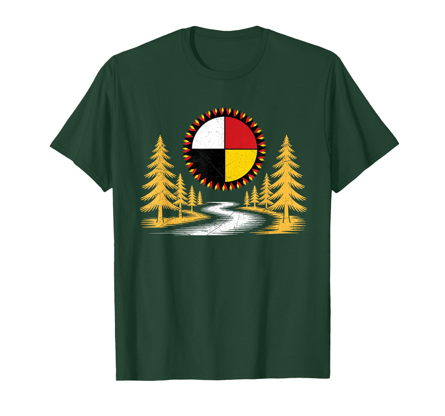 Lumbee Flag Native American Indian Tribe T-Shirt