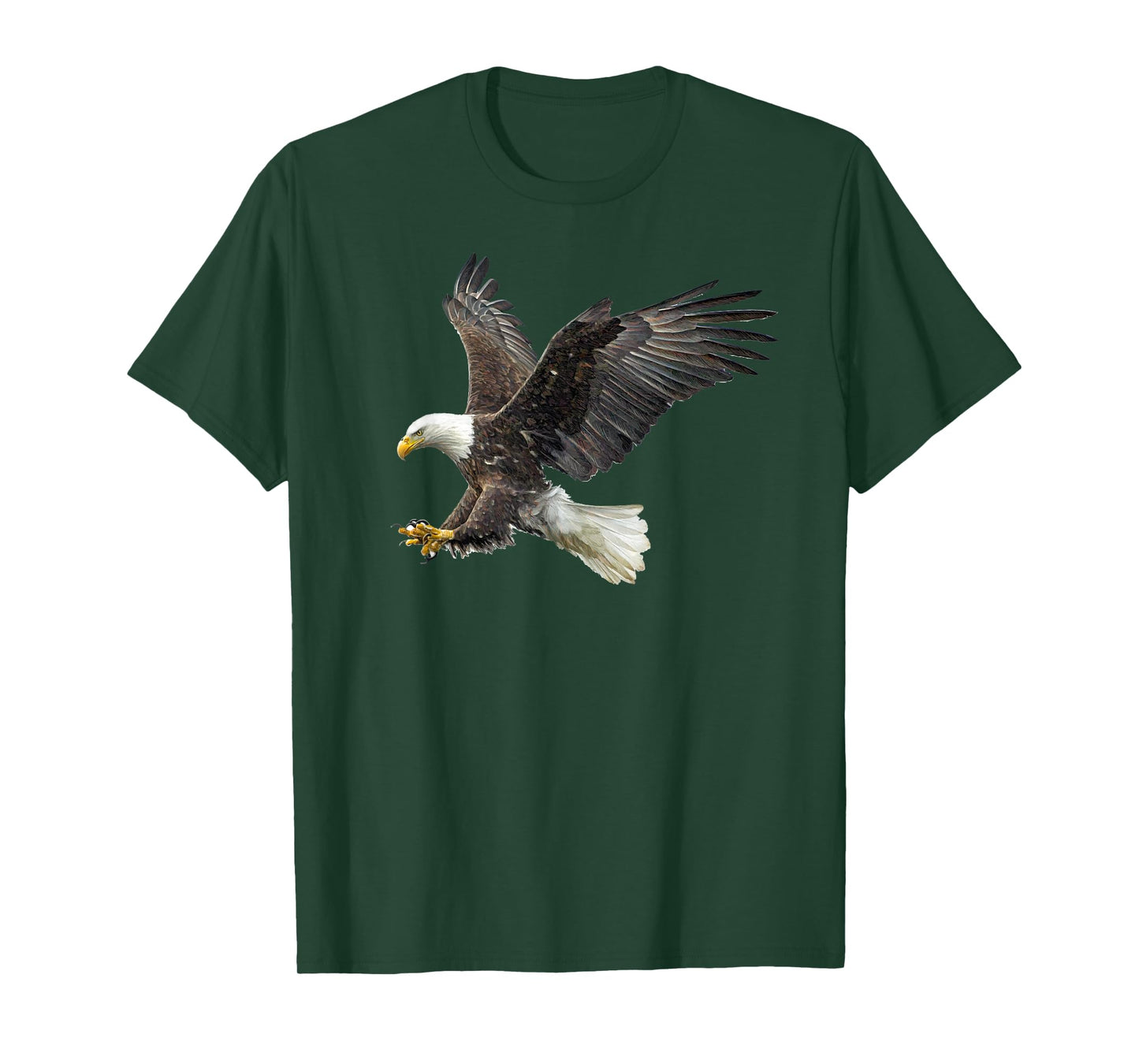 Majestic Flying American Bald Eagle T-Shirt Small