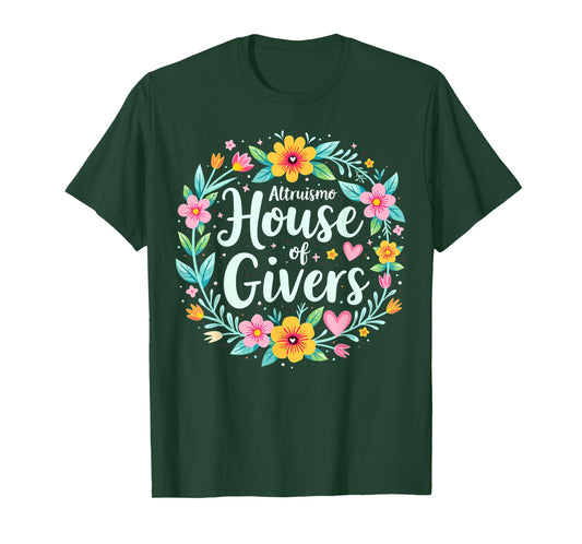 Altruismo House of Givers RCA School Flowers Wreath T-Shirt