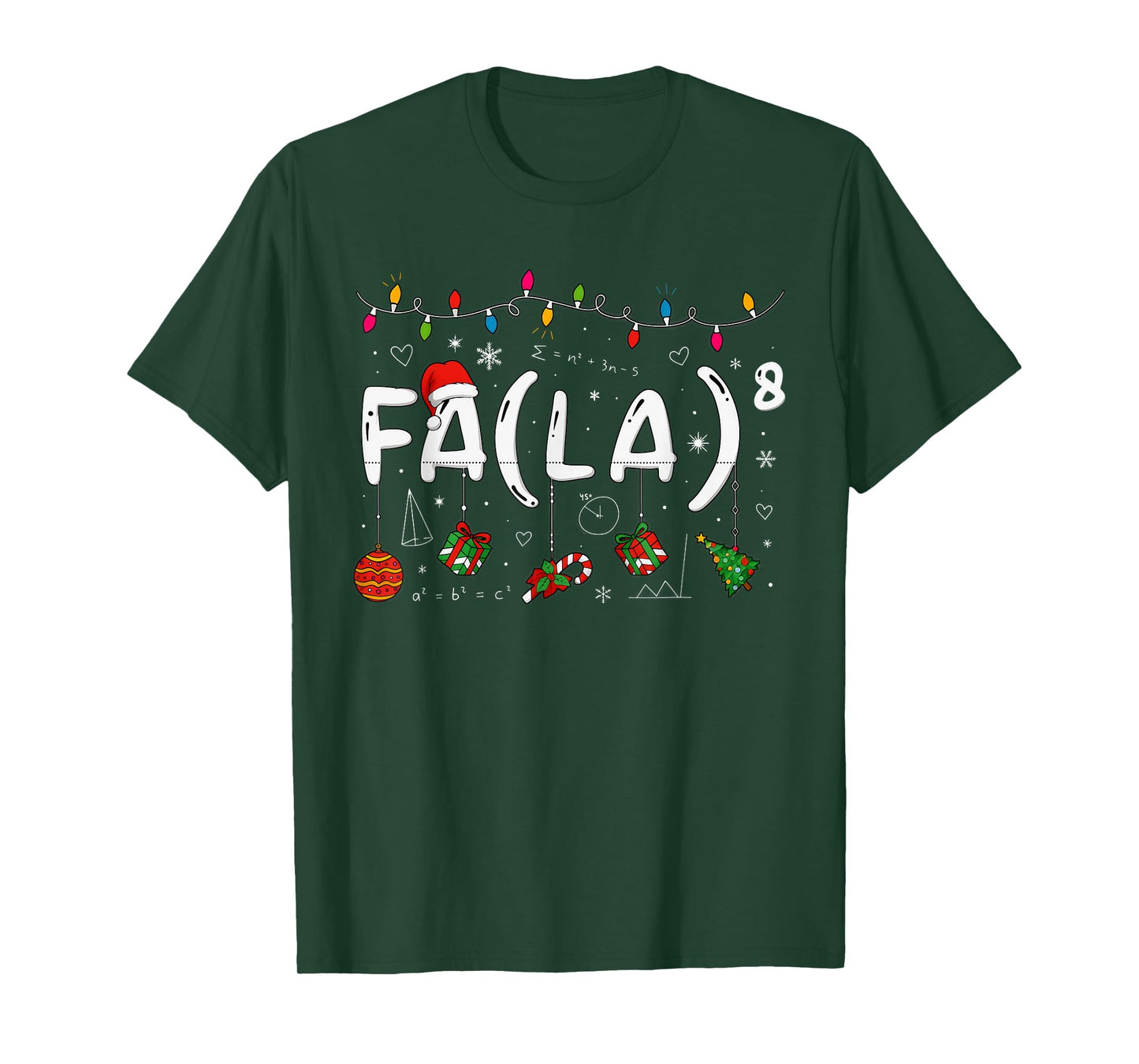 Merry Christmas Math Teacher Christmath for Men Women Kids T-Shirt