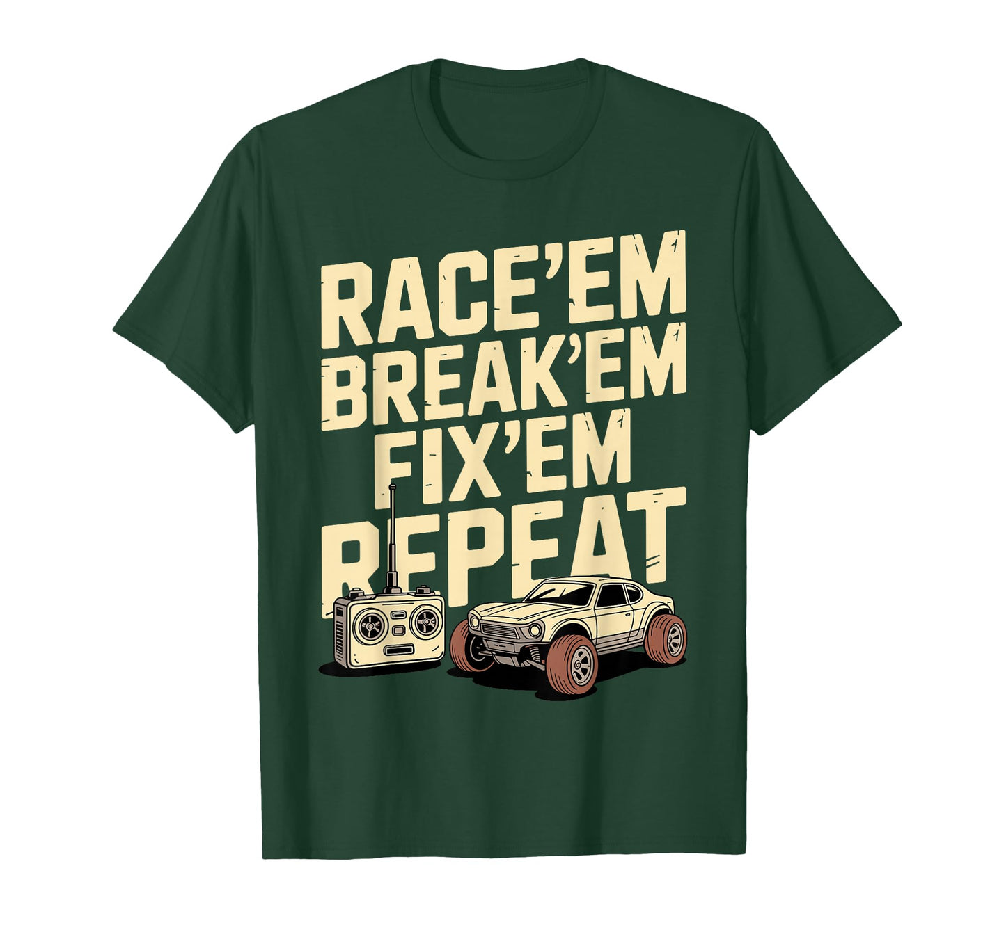 Cool RC Racing Art For Men Women Remote Control RC Car Lover T-Shirt