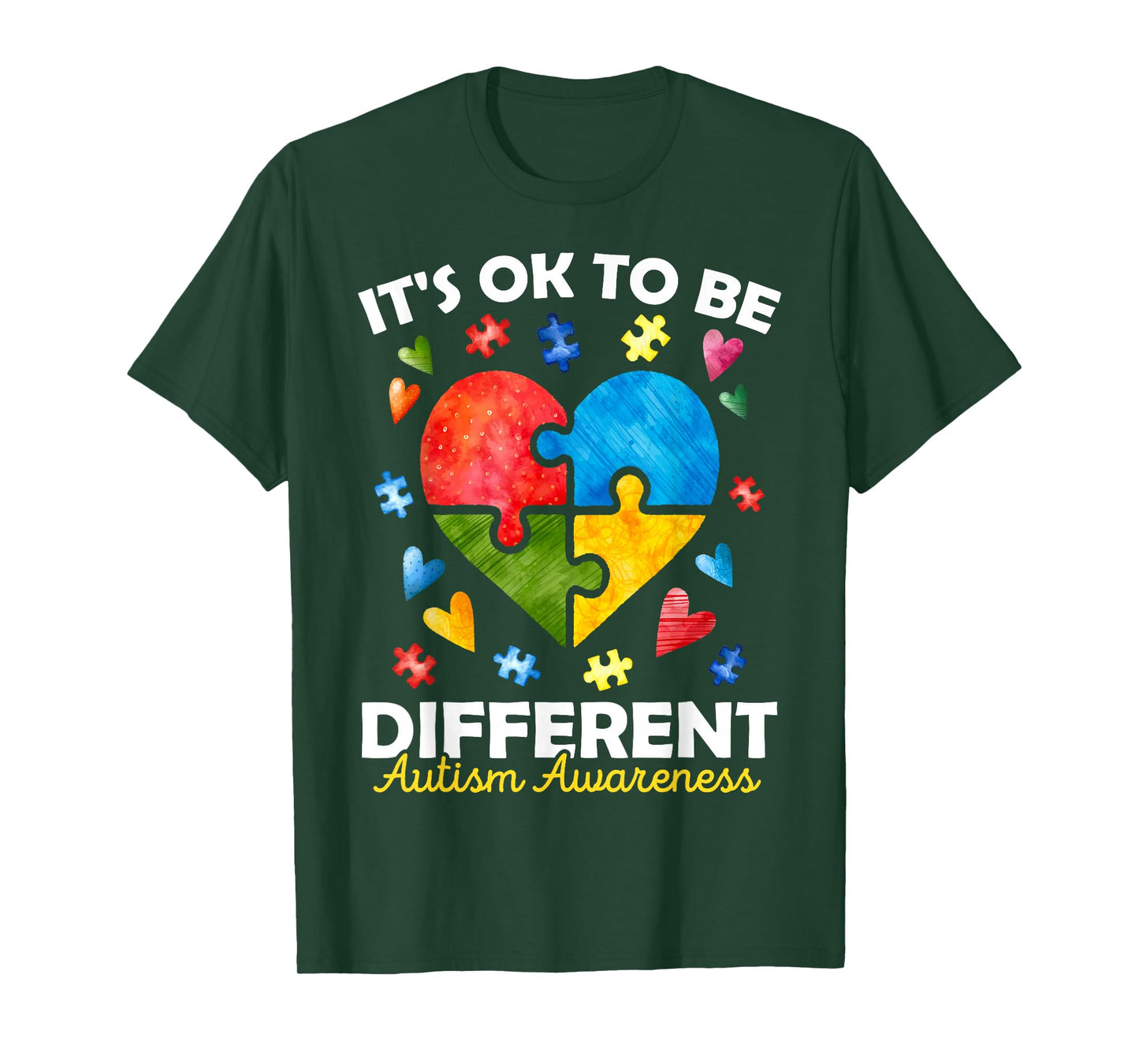 Autism Awareness Valentines Day Autistic Child Kids Toddler T-Shirt
