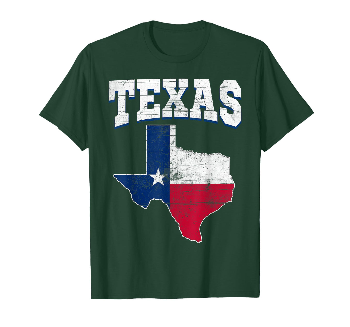US Citizen Proud America State Flag Land Map Texas T-Shirt