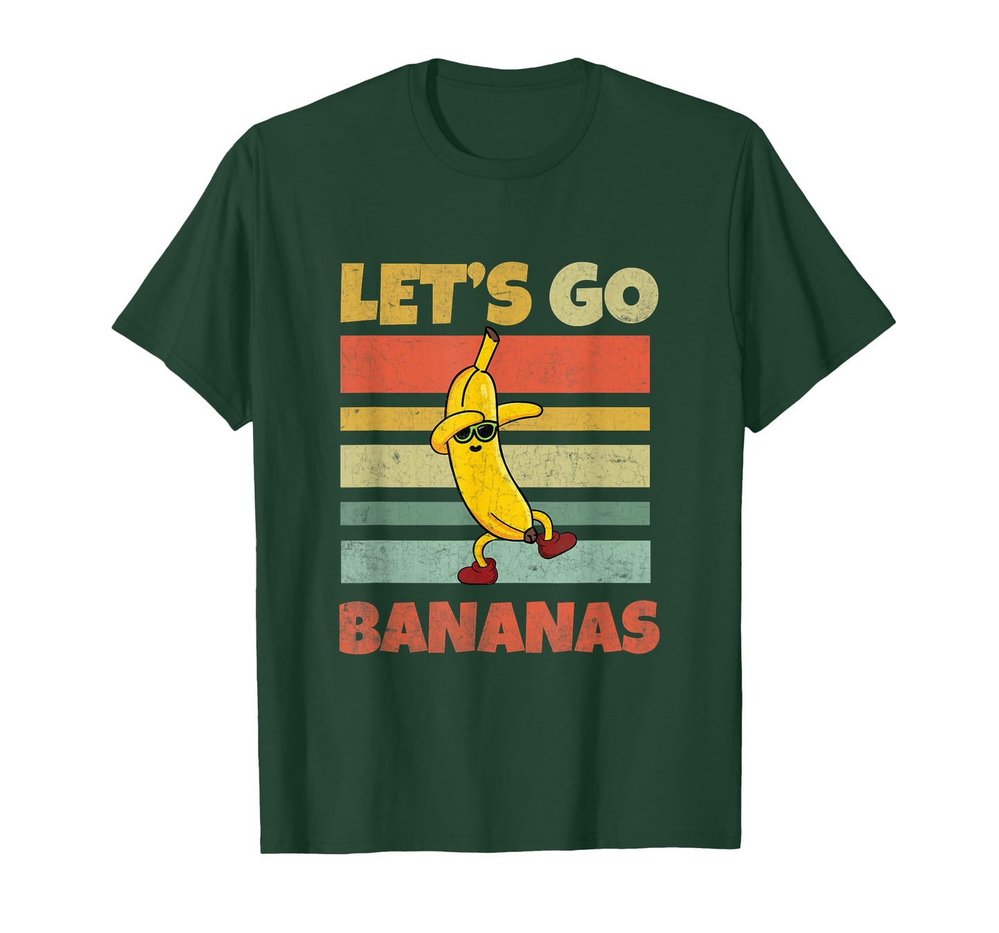 Let's Go Banana Bananas Kids Funny T-Shirt Small
