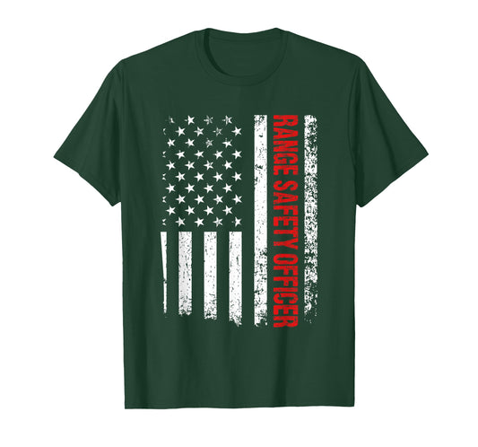 American Firearms Instructor Gun Range Safety Officer T-Shirt