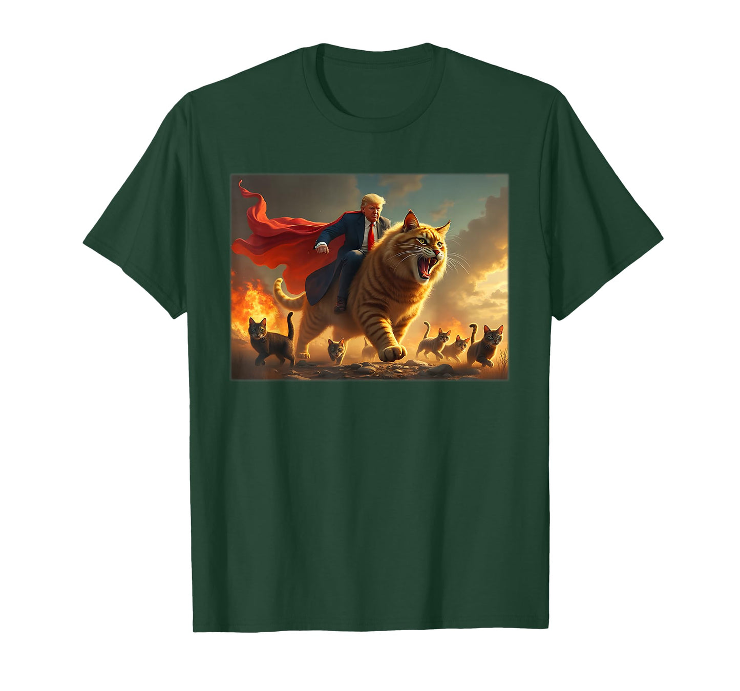 Cats For Trump 2024 Election Meme Donald Trump Sarcastic T-Shirt