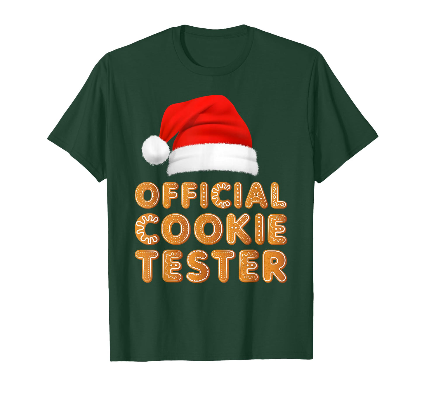 Christmas Baking Crew Official Cookie Tester Xmas Pajamas T-Shirt