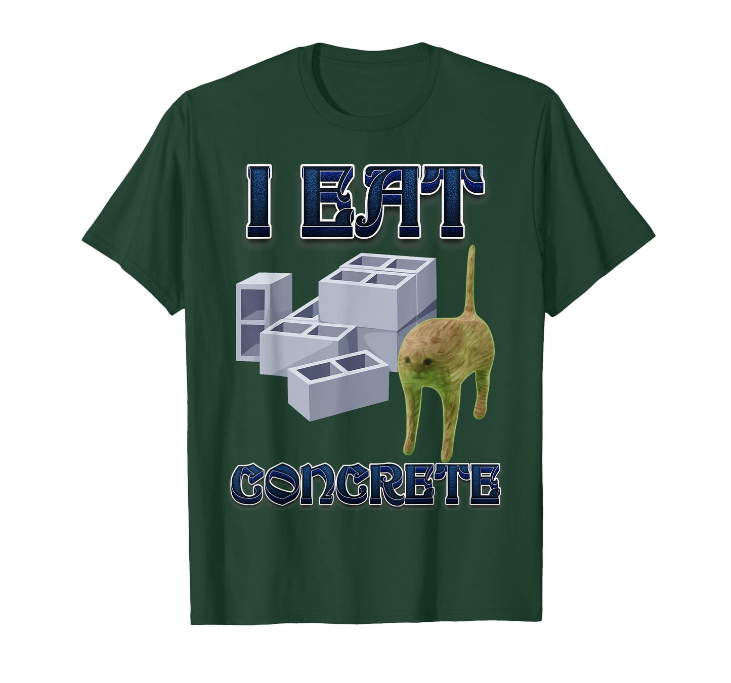I Eat Concrete Funny Cat Meme Internet Memes Funny Memes Kid T-Shirt