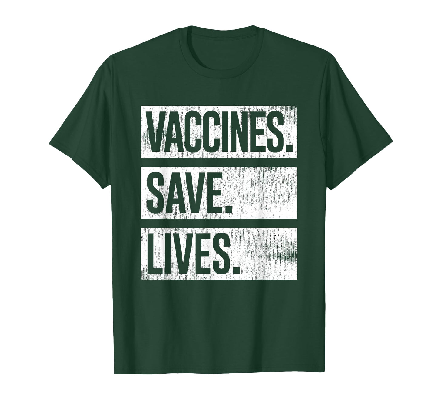 Cool Distressed Pro Vaccine - Vaccines Save Lives T-Shirt