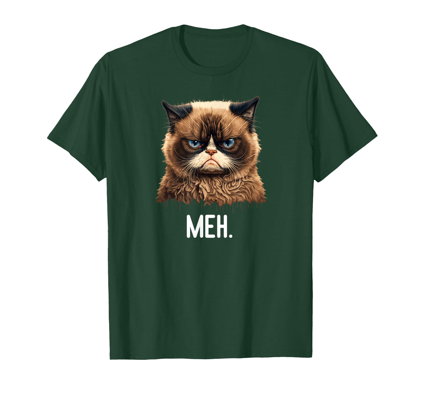 Cat Meh Funny Cat Lover Kitten Quotes Men women T-Shirt