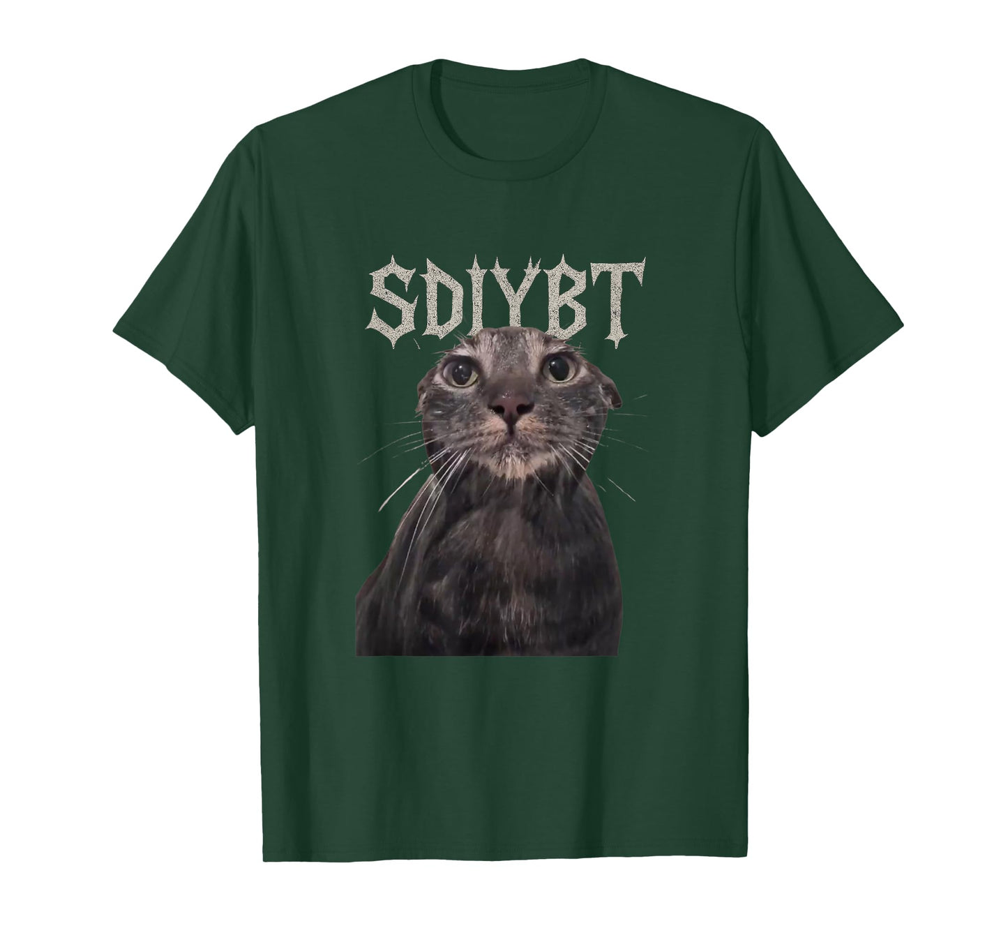 SDIYBT Start Digging in Your Butt Twin Meme Cat T-Shirt