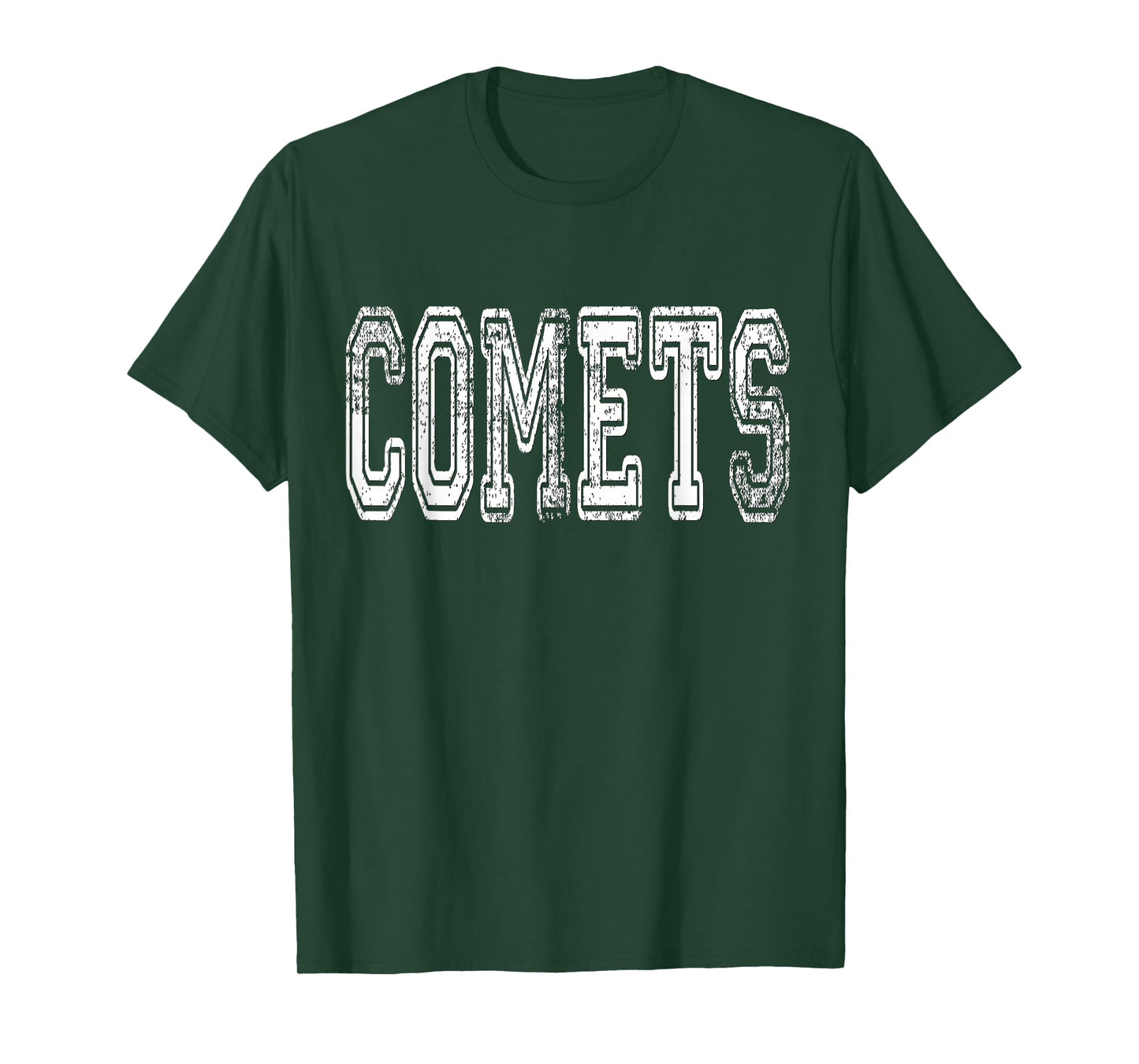Comets Mascot Distressed Vintage School Sports Name Fans T-Shirt