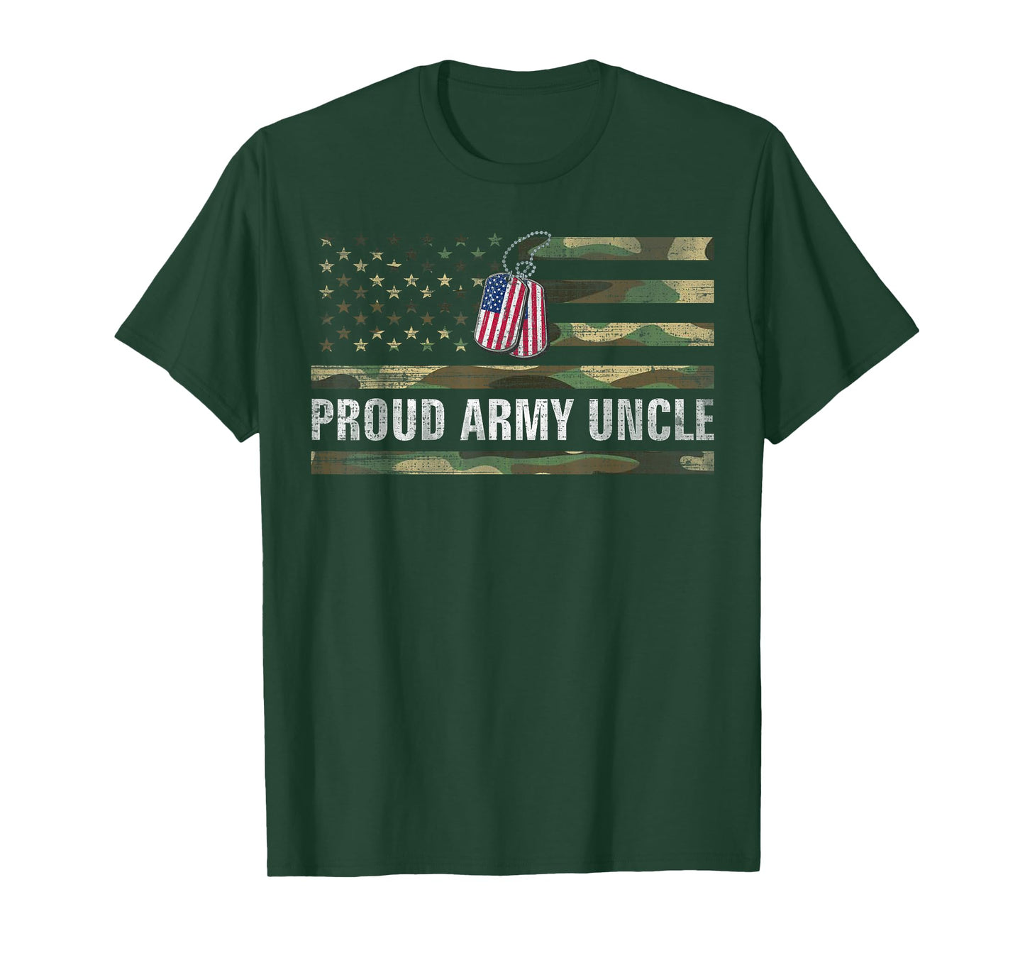 Vintage American Flag Proud Army Uncle Veteran Day Gift T-Shirt