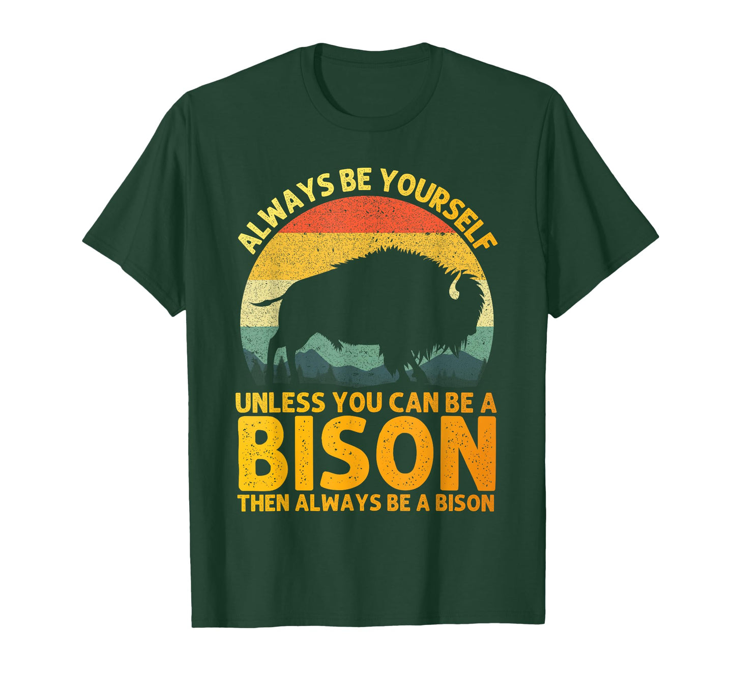 Cool Bison Design for Men Women Buffalo Animal Lovers Bison T-Shirt