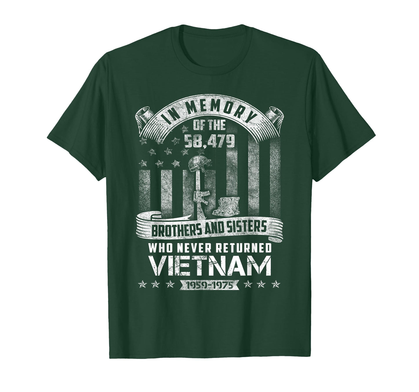 in Memory of Vietnam Veteran T-Shirt Small