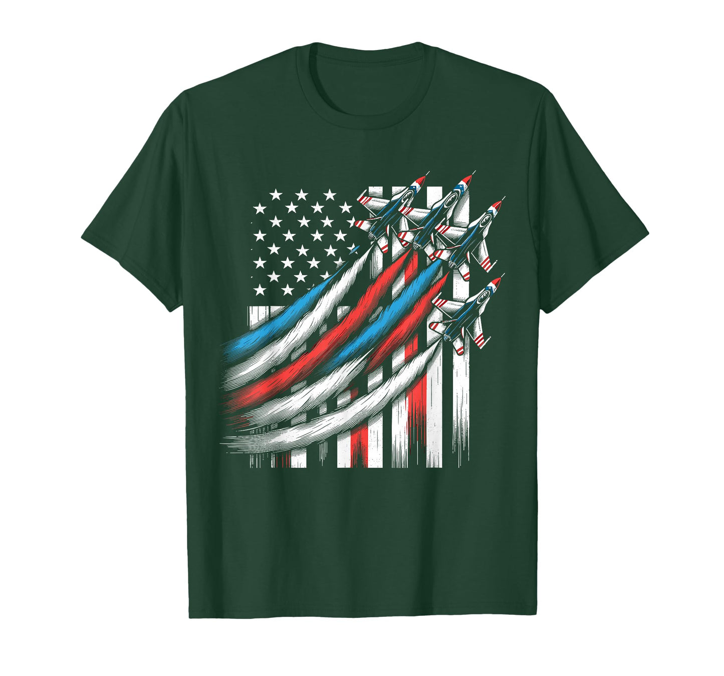American Patriotic Fighter Jets 4th Of July T-Shirt