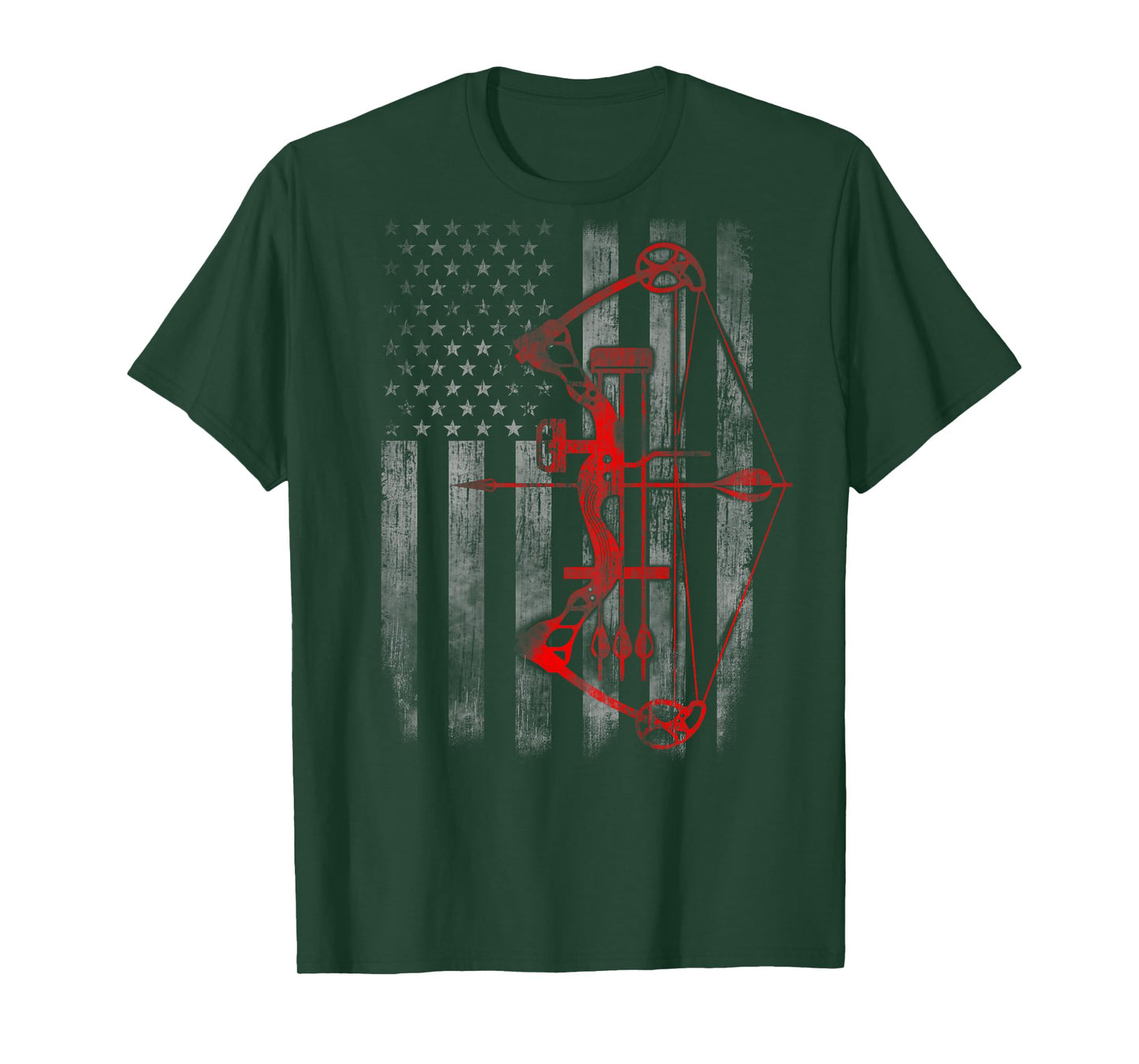 Bow Hunting Flag Archery T-Shirt