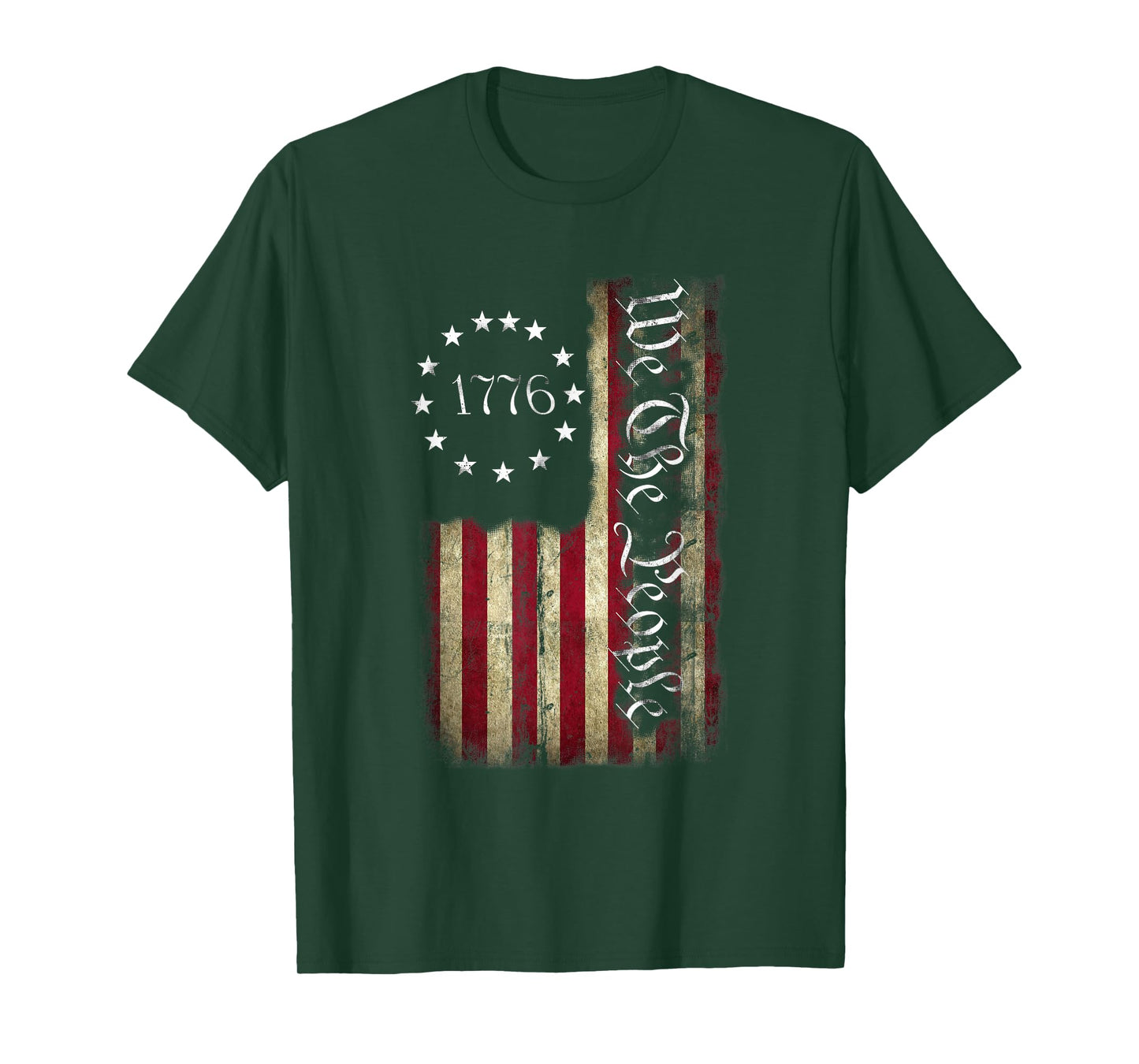 1776 We The People Patriotic American Constitution T-Shirt