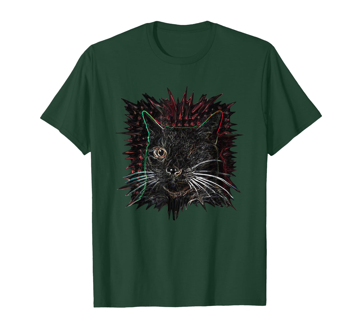 Funny One Eyed Cat T-Shirt for Men Women