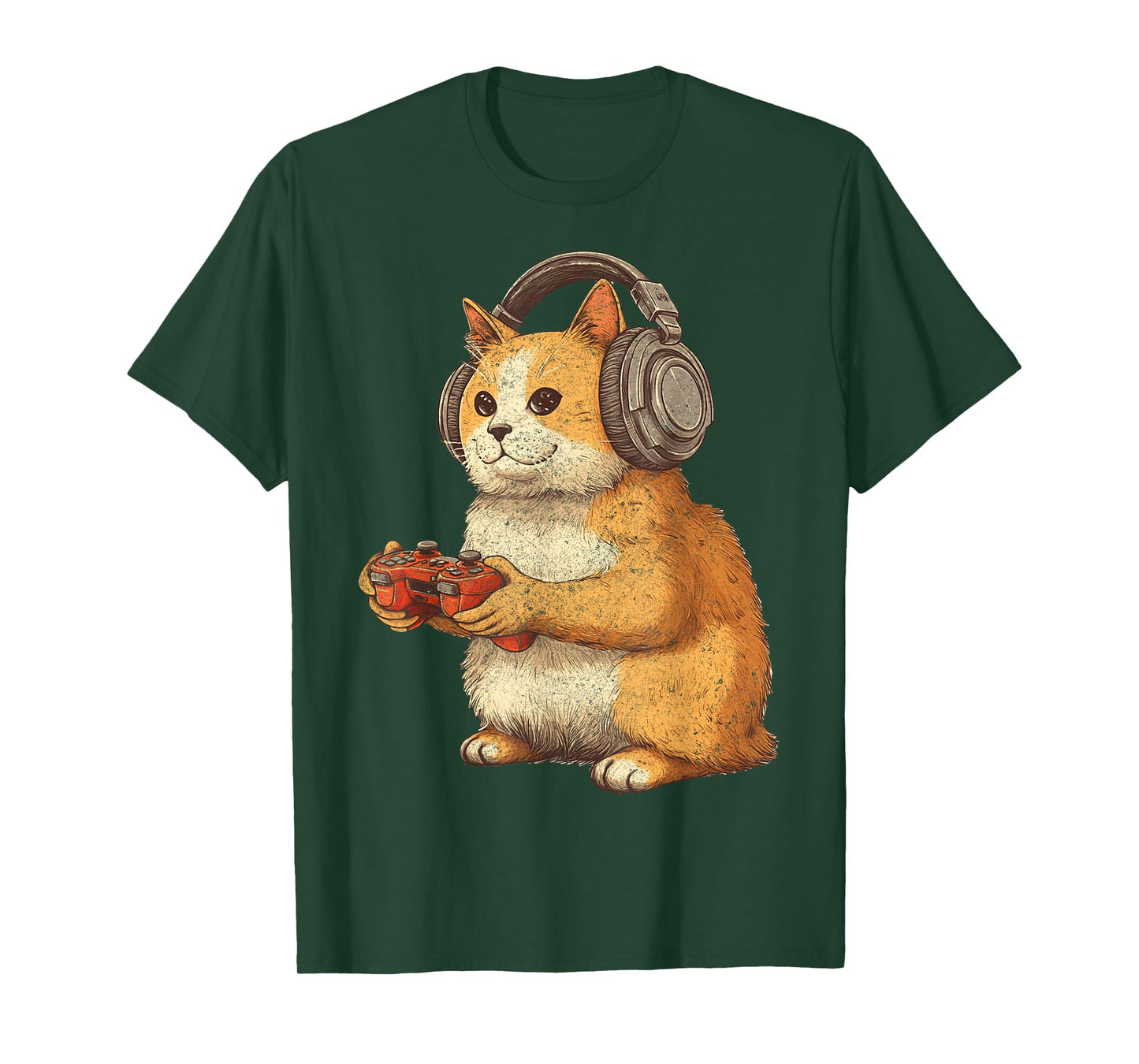 Funny Cat Video Games for Gamer T-Shirt