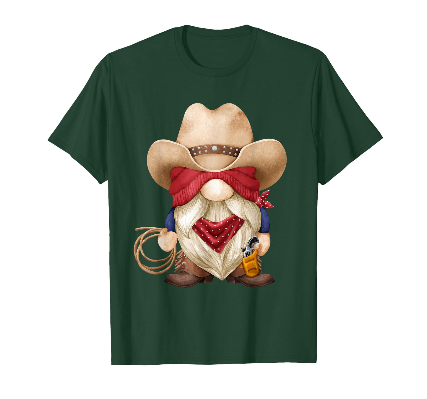 Cute Cowboy Grandpa With Western Decor For Farmer With Gnome T-Shirt