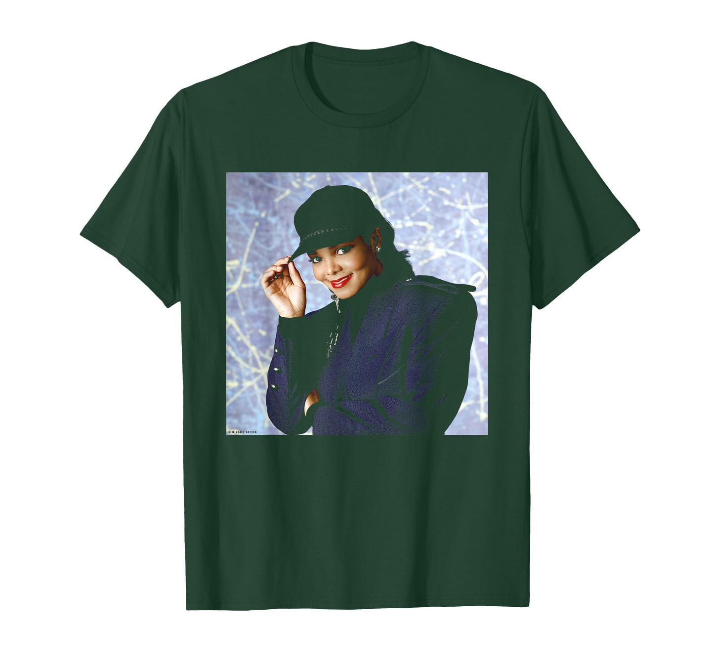 Pop Singer Janet Jackson Portrait by Michael Grecco T-Shirt