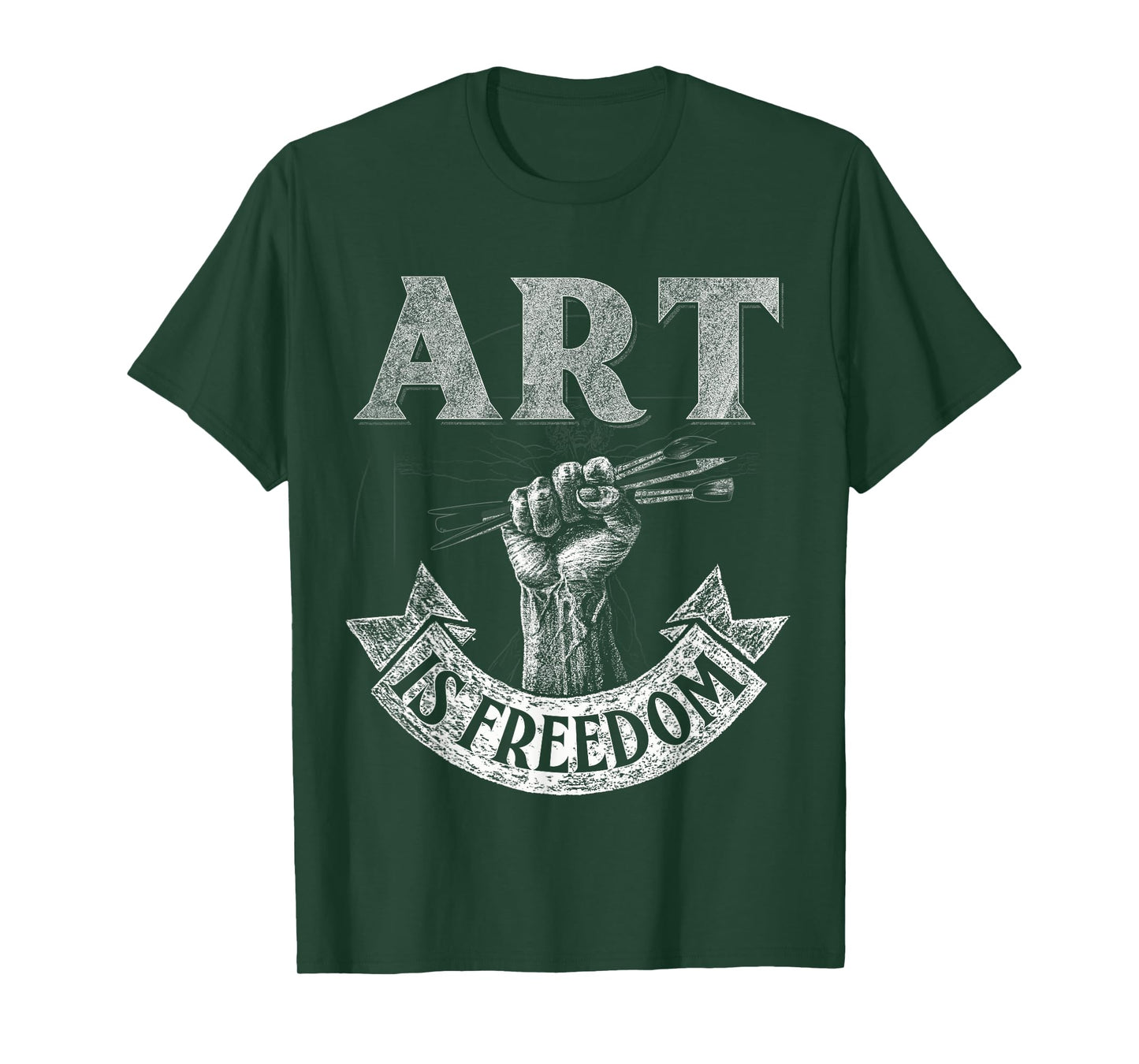 Art is Freedom great t shirt for artists who love to draw T-Shirt