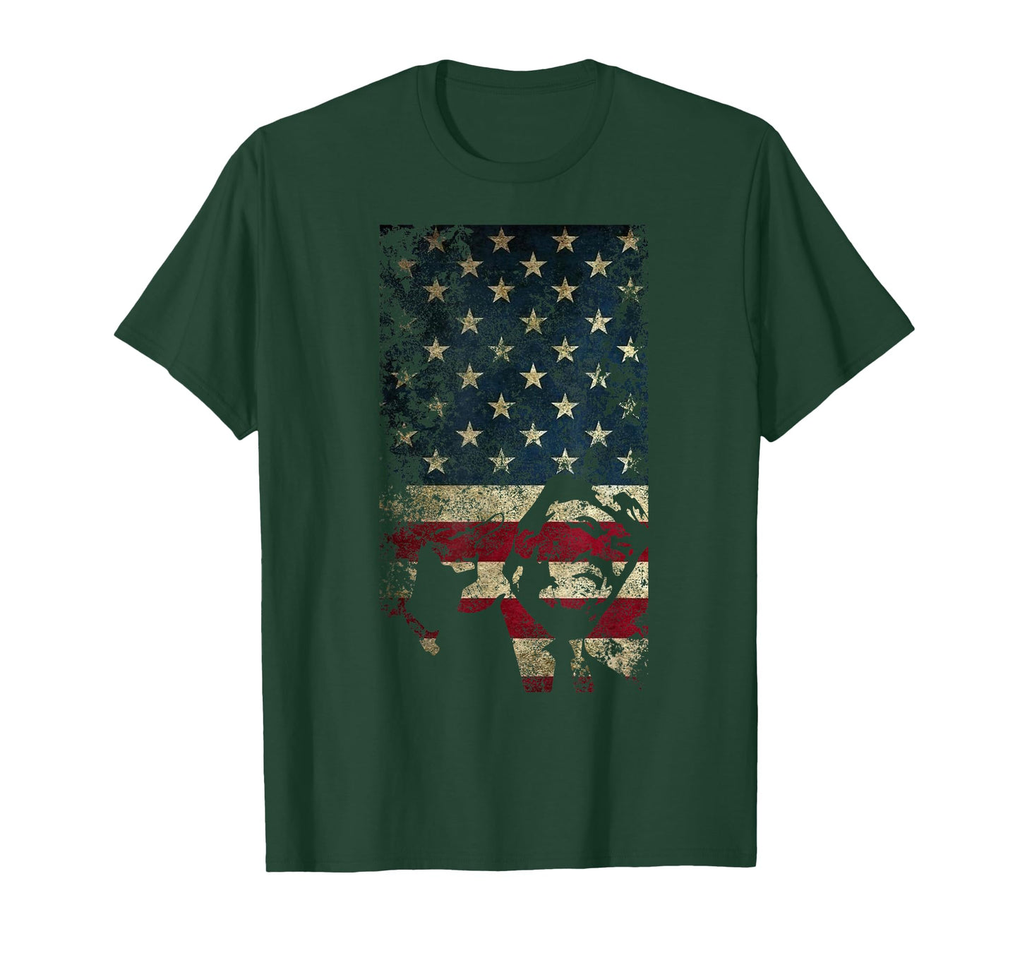 Trump American Flag Patriotic Jersey Politics USA T-Shirt