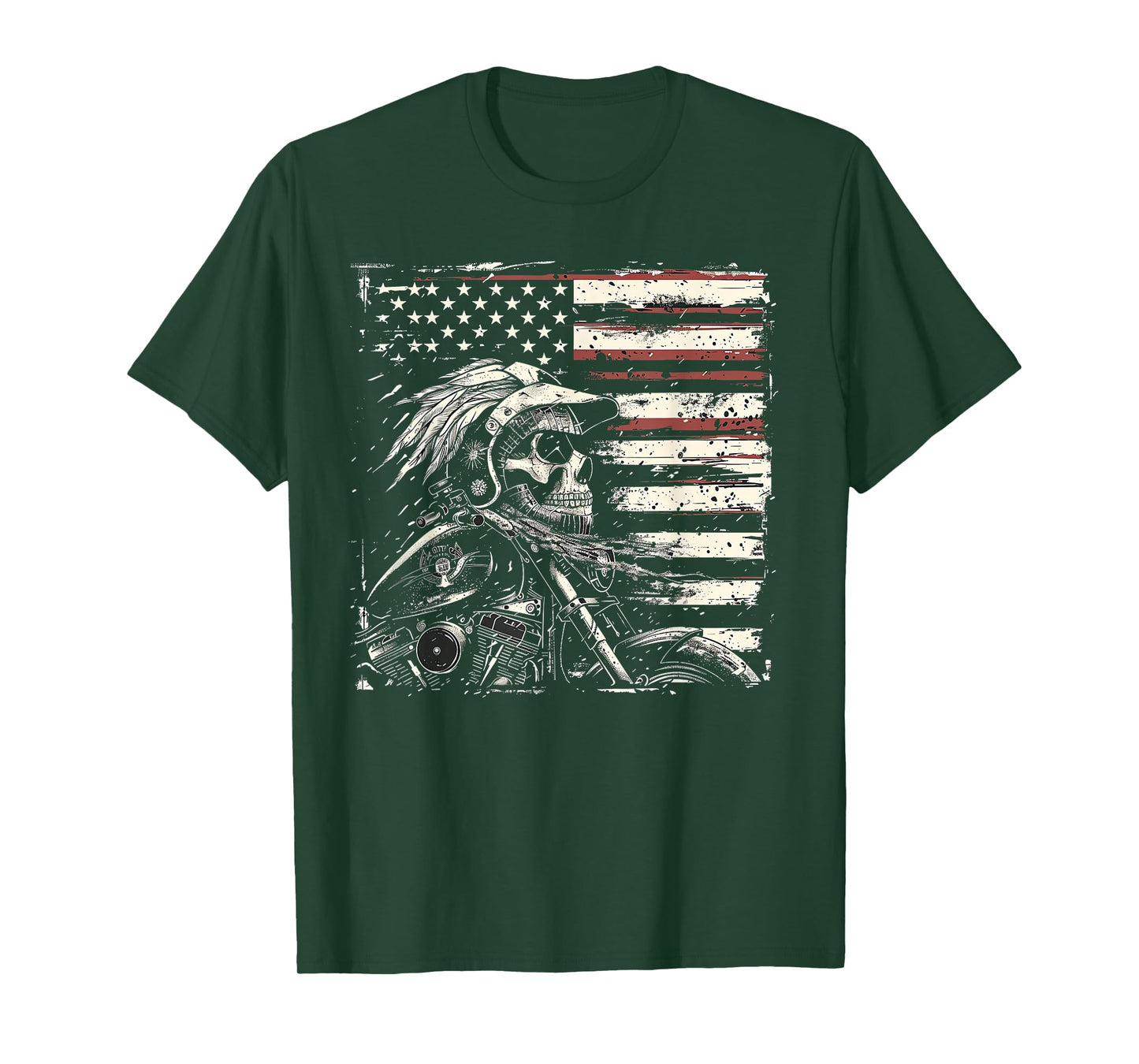 Native American Bikes Motorcycle Indian Bikers Old Classic T-Shirt