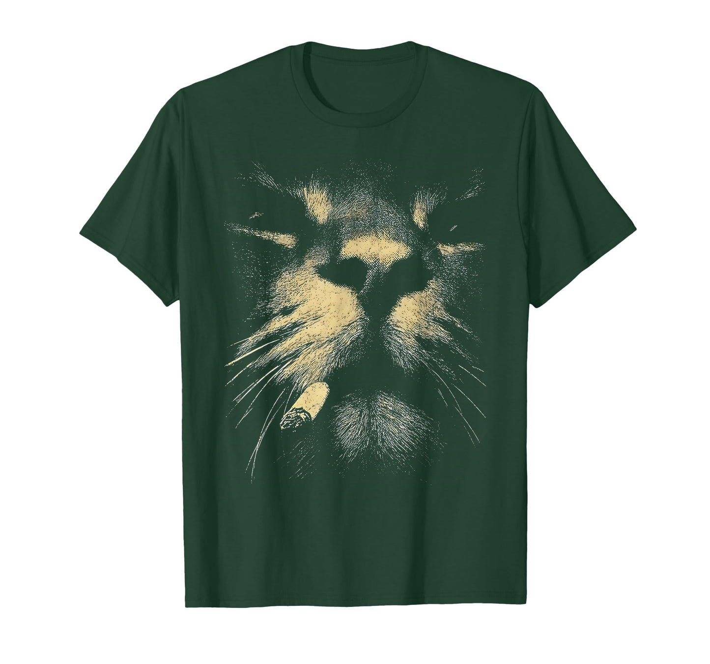 Smoking Cat Retro 90s Grunge T-Shirt
