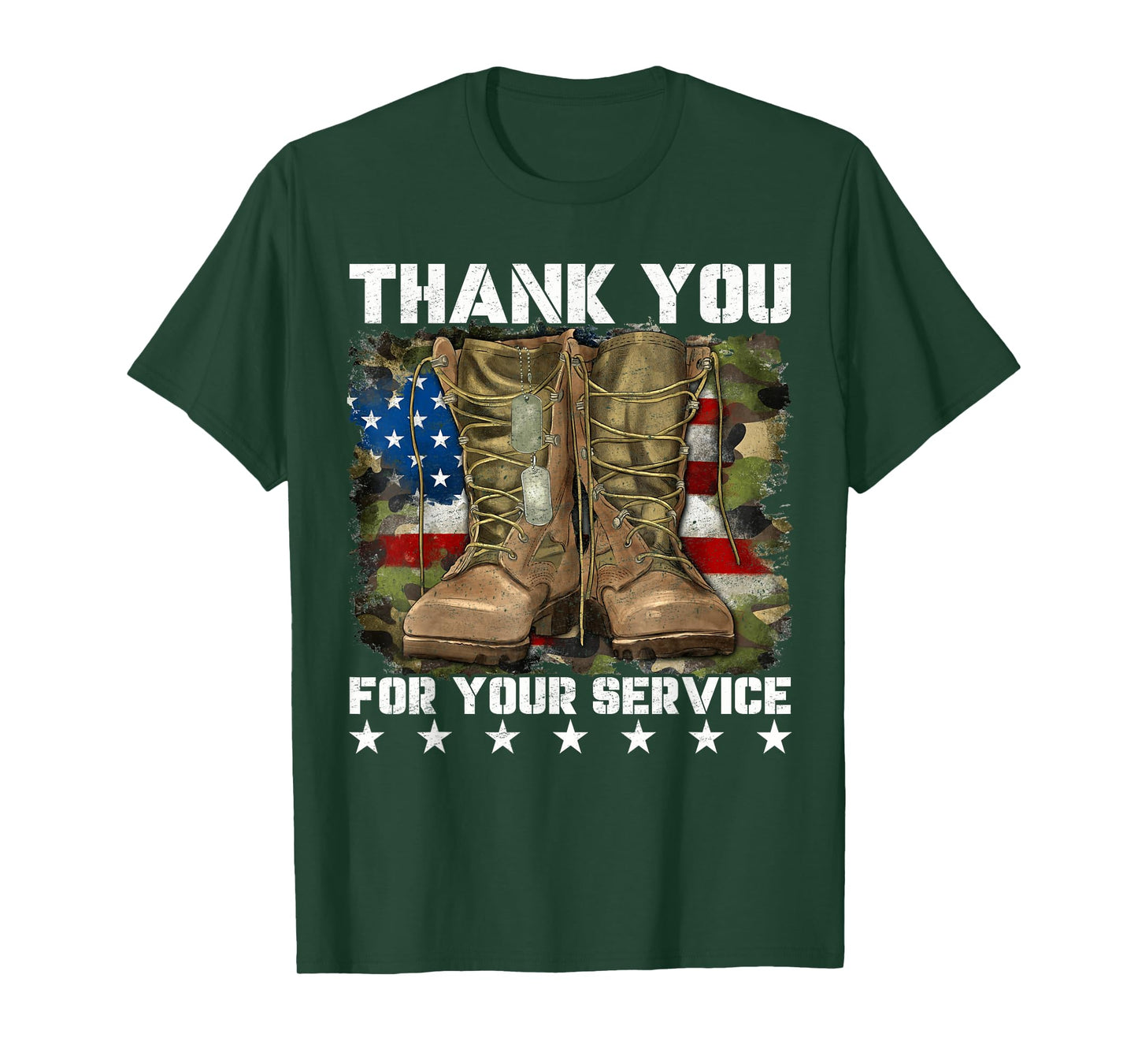 USA Flag American Patriotic Armed Forces Memorial Day Men T-Shirt