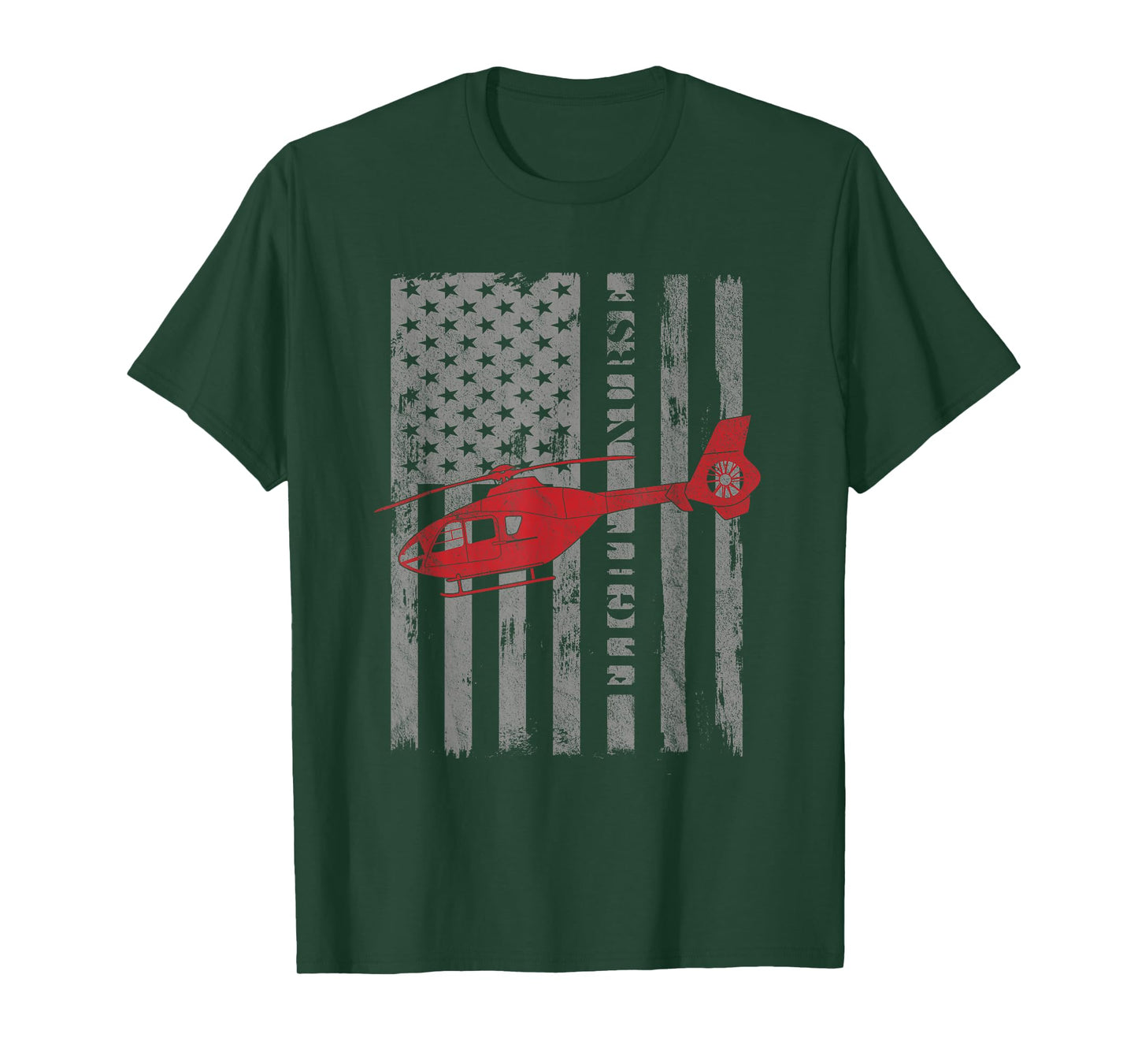 American Flag Flight Nurse T-Shirt Gift T-Shirt