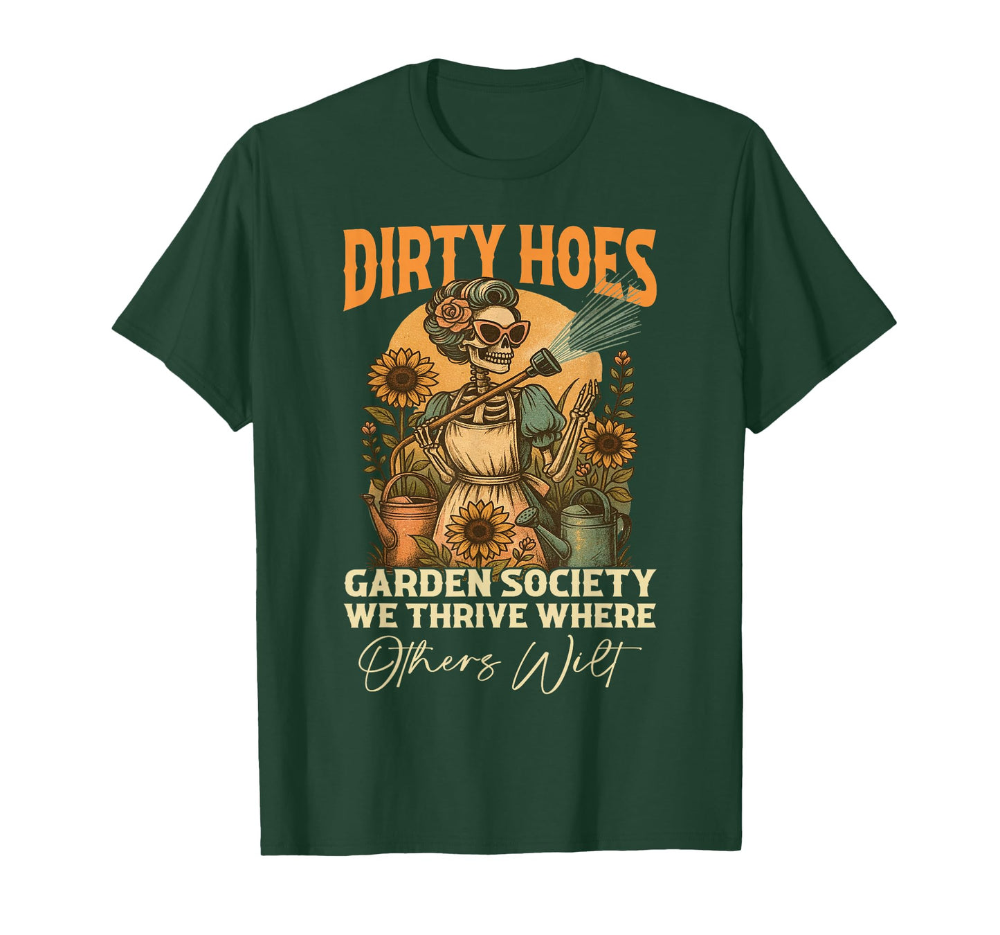 Dirty Hoes Funny Garden Society for Women Garden Lover Tee T-Shirt