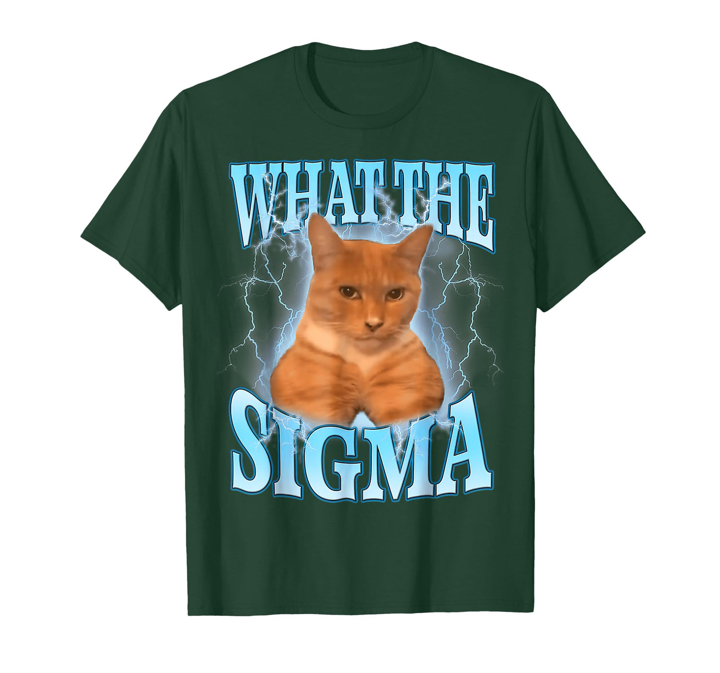 What The Sigma Meme Cat T-Shirt for Men Women Kids