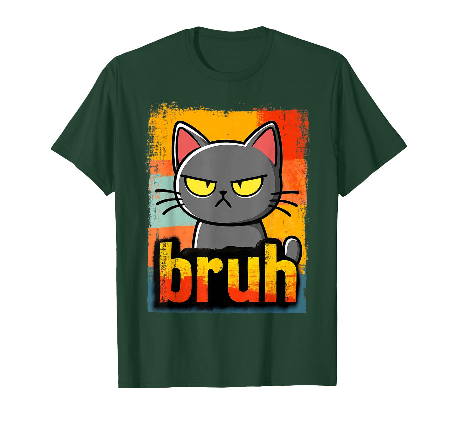 Funny Cat Bruh for Teens Boys Girls Men Women Meme T-Shirt