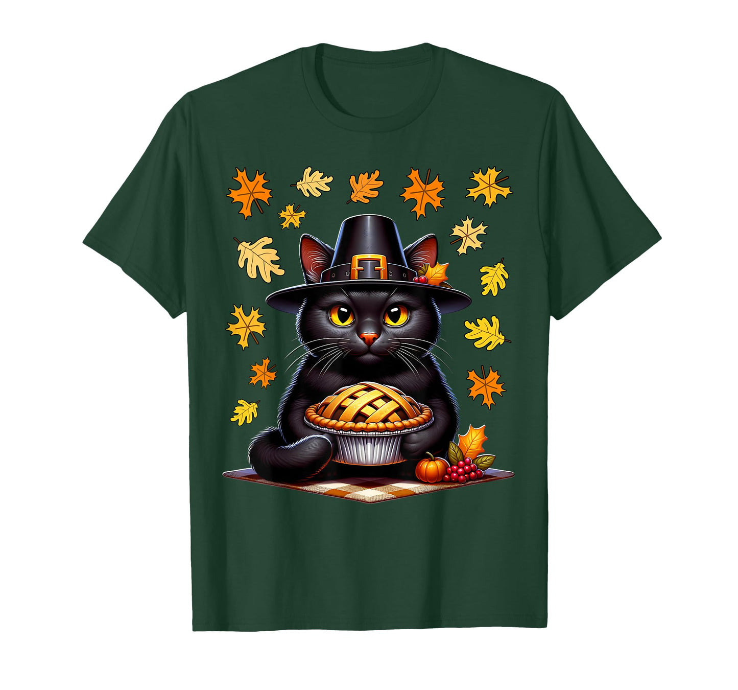 Black Cat Thanksgiving Black Cat Thanksgiving T-Shirt