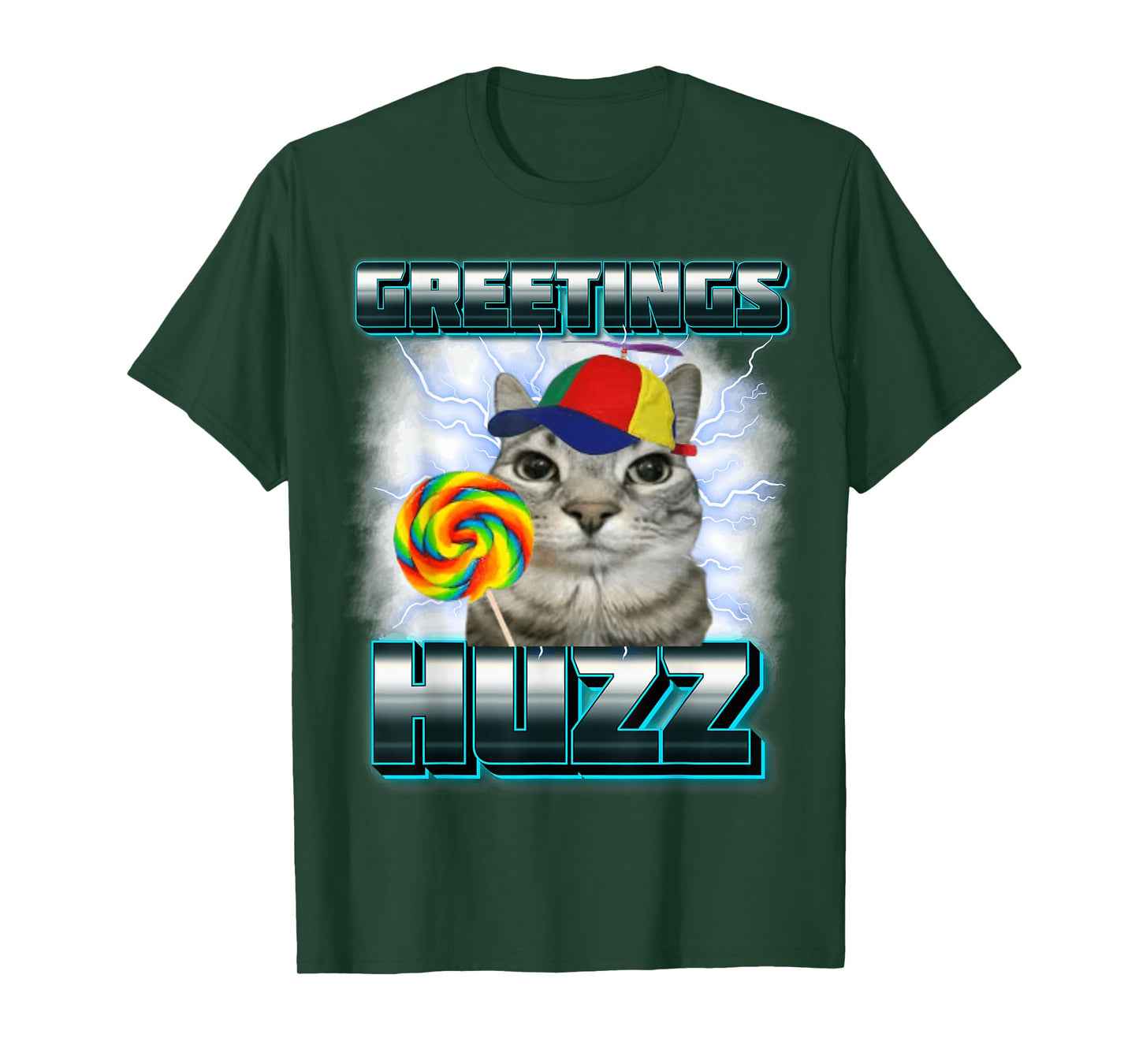 Greetings Huzz Meme Cat Meme Funny Memes Internet Memes Joke T-Shirt