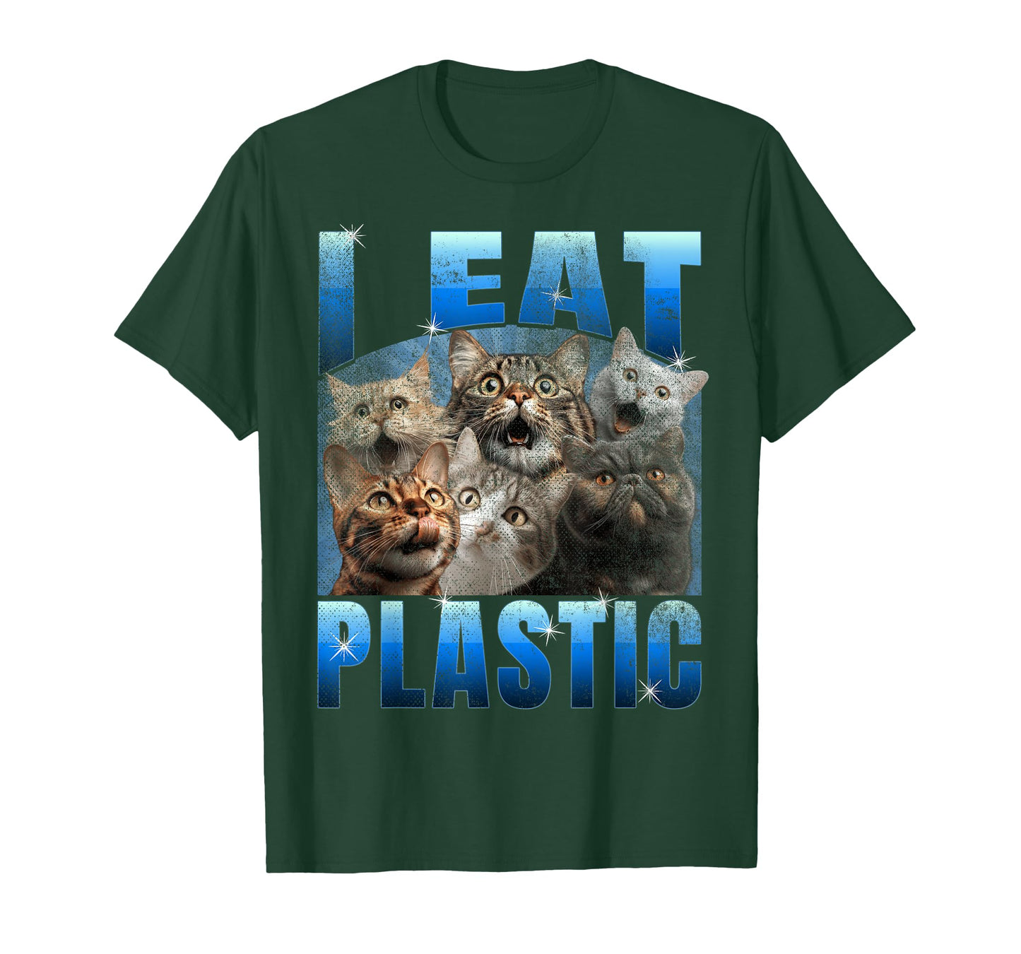 I Eat Plastic | Funny Cat Meme | DIY T-Shirt