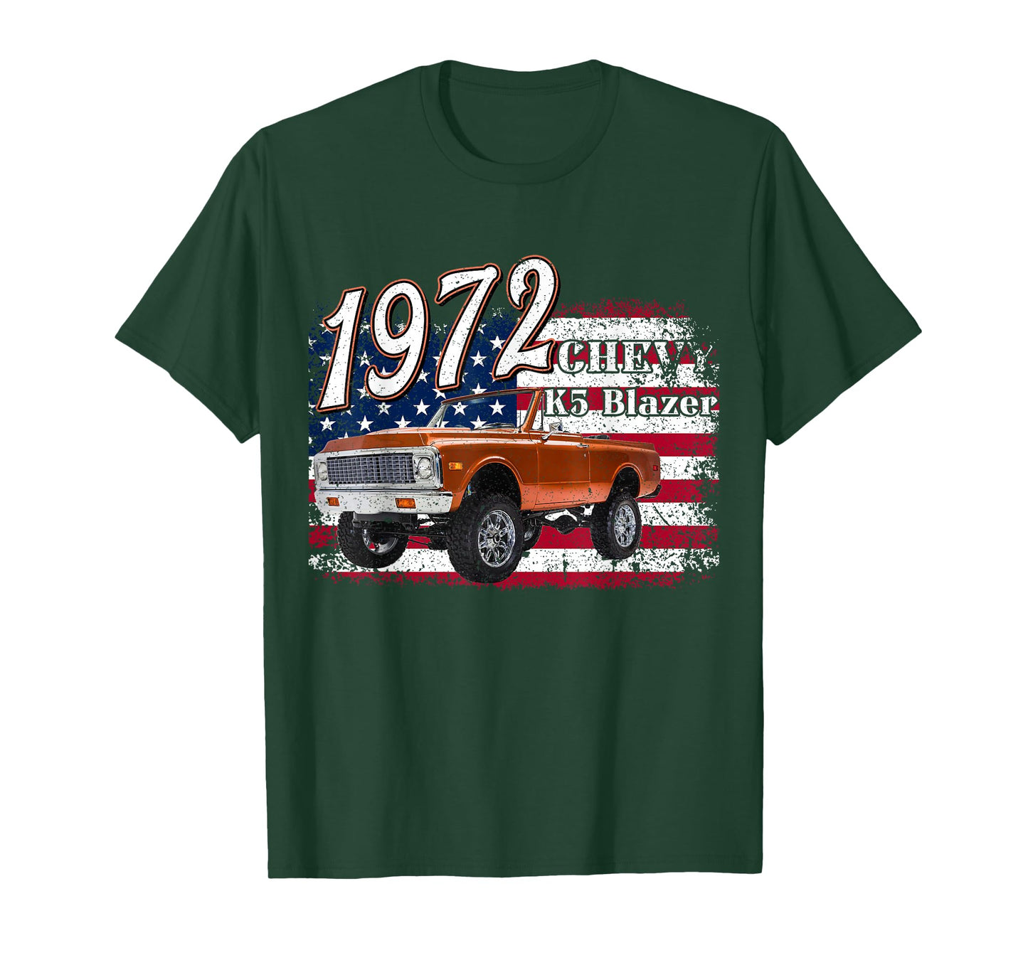 1972 72 K5 Blazer 4th Of July American Truck T-Shirt