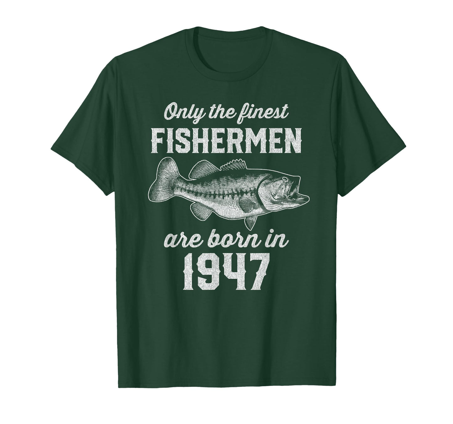 78 Year Old: Fisherman Fishing 1947 78th Birthday T-Shirt