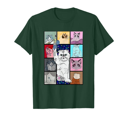 Cute Cat Purring in My Lap Cause It Loves Me Cat Lover T-Shirt