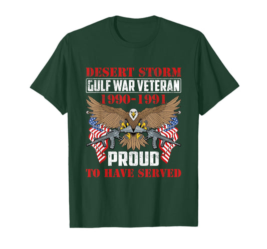 Desert Storm Operation Veteran American T-Shirt