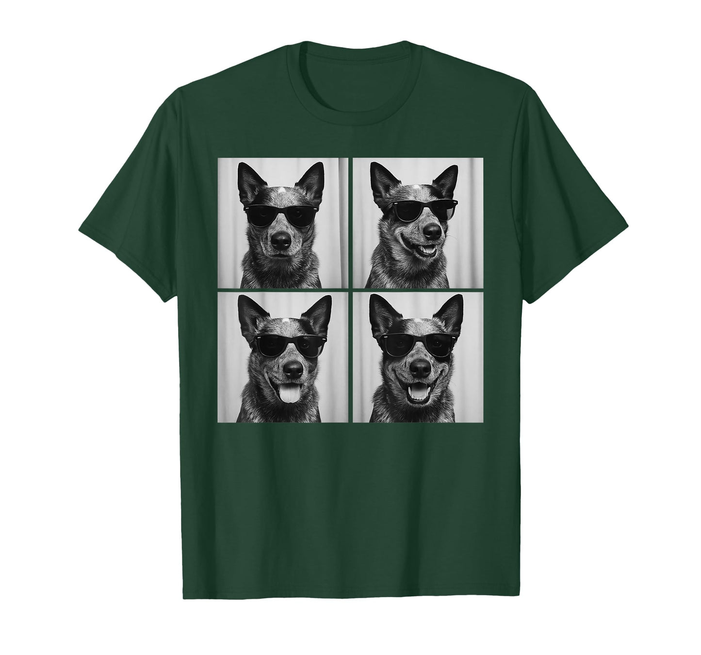 Funny Blue Heeler Lover Cute Dog Photo Booth T-Shirt