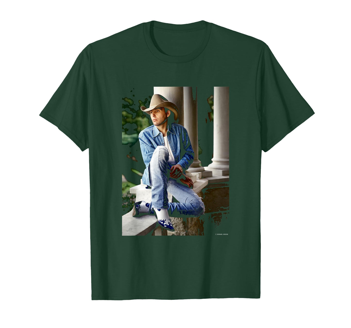 US Singer Songwriter Dwight Yoakam by Michael Grecco T-Shirt