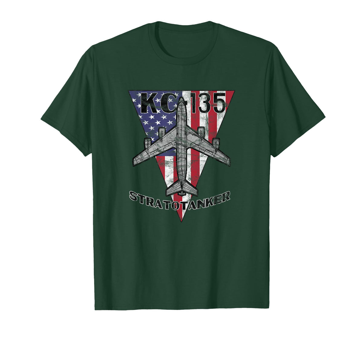 KC-135 Stratotanker Military Tanker Airplane Vintage T-Shirt