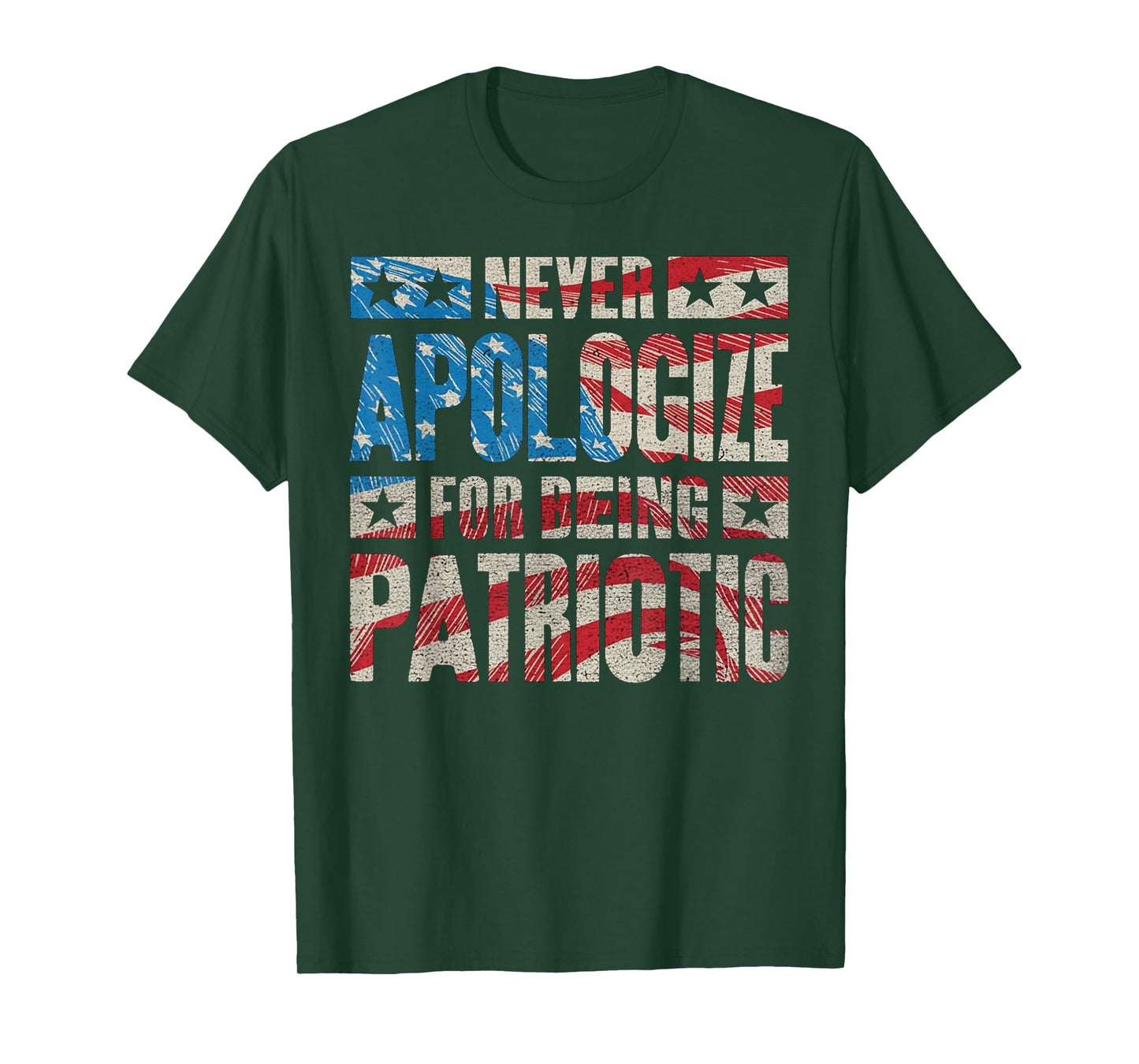 Never Apologize for Being Patriotic T-Shirt