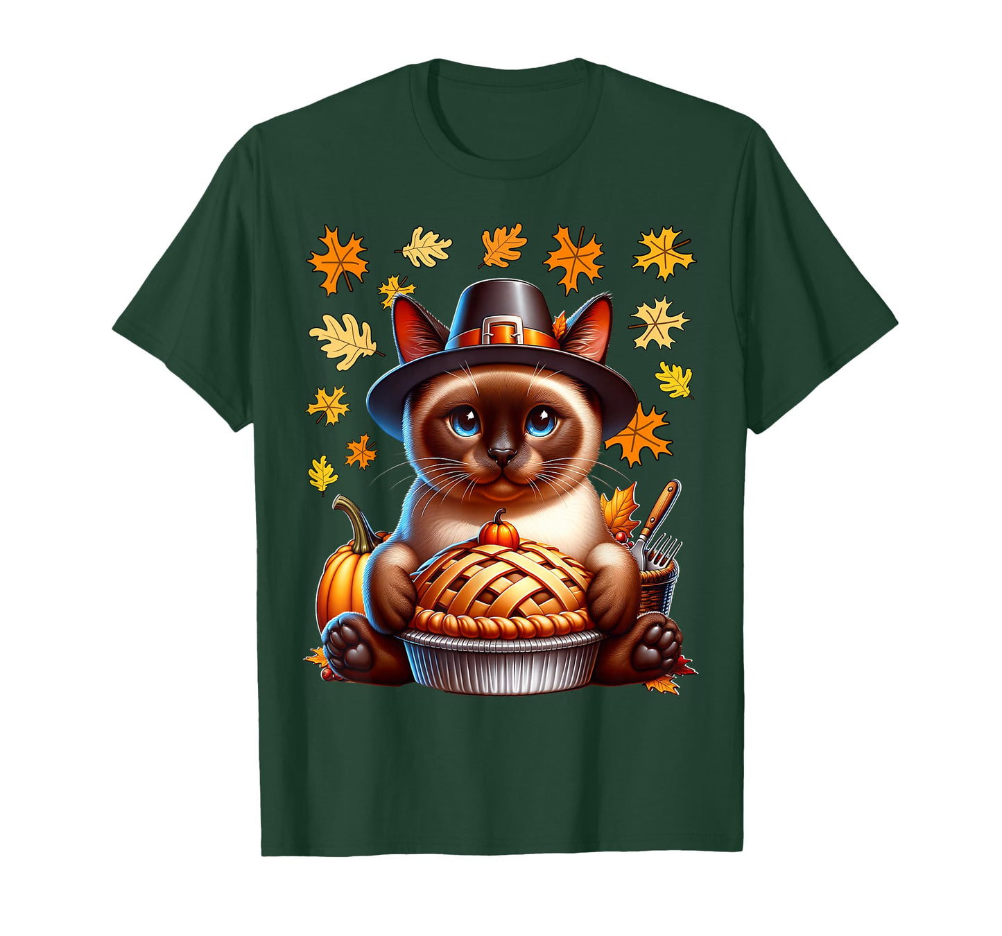 Siamese Cat Thanksgiving Siamese Cat Thanksgiving T-Shirt