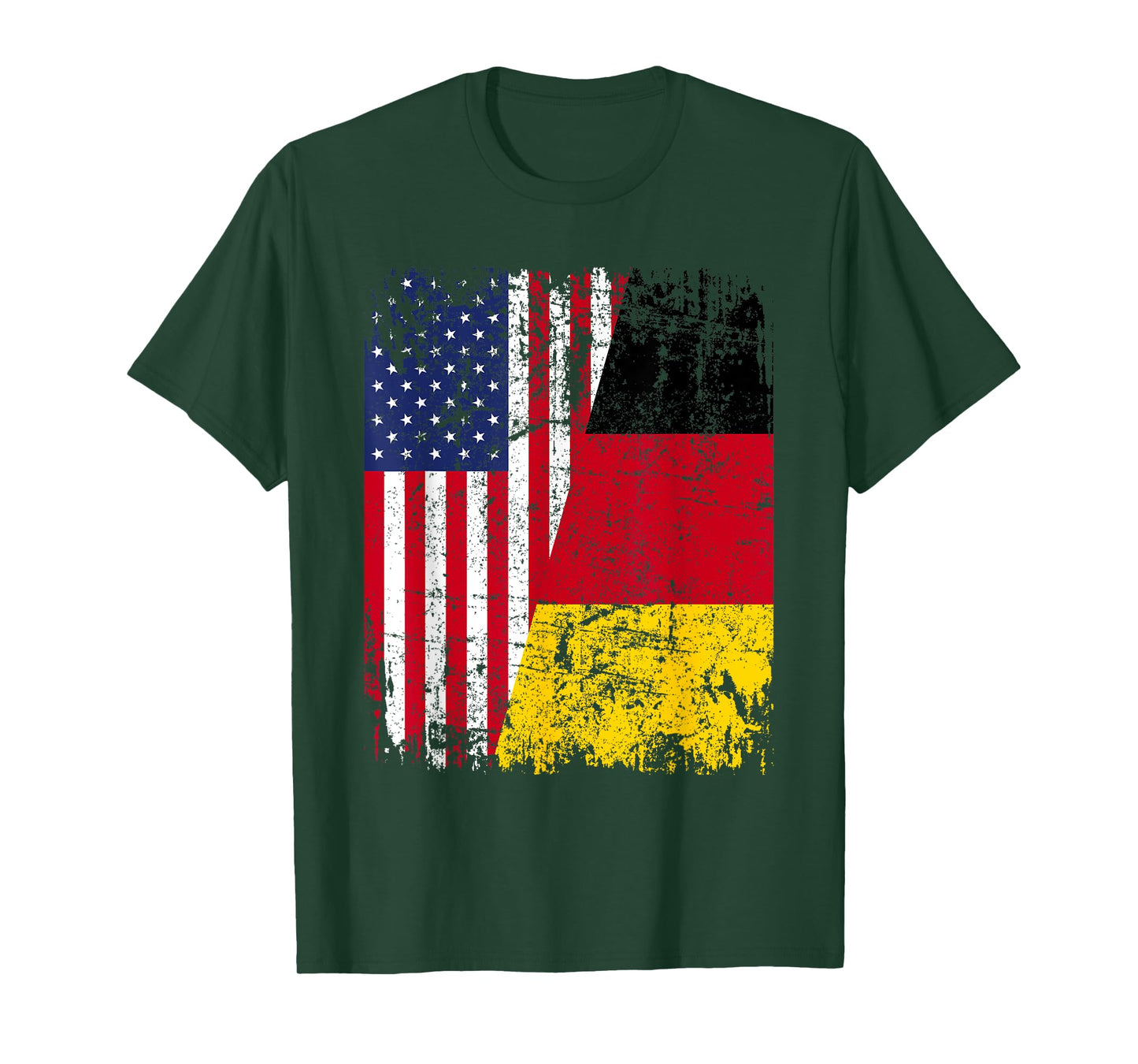 GERMAN American Flag | Men Women Kids | GERMANY T-Shirt